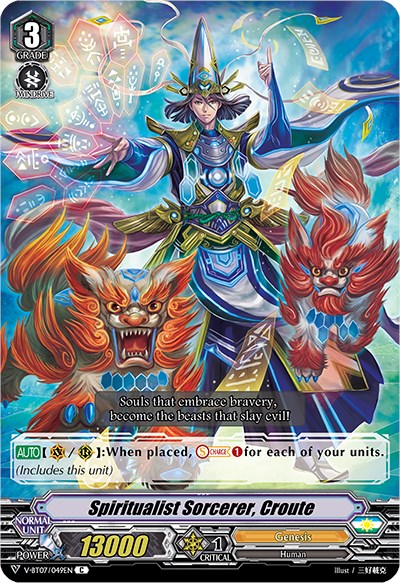 Spiritualist Sorcerer, Croute (V-BT07/049EN) [Infinideity Cradle]