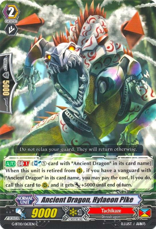 Ancient Dragon, Hylacon Pike (G-BT10/063EN) [Raging Clash of the Blade Fangs]