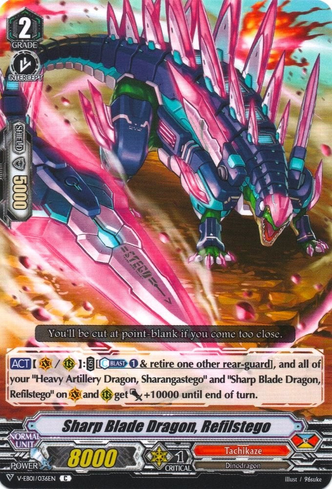 Sharp Blade Dragon, Refilstego (V-EB01/036EN) [The Destructive Roar]