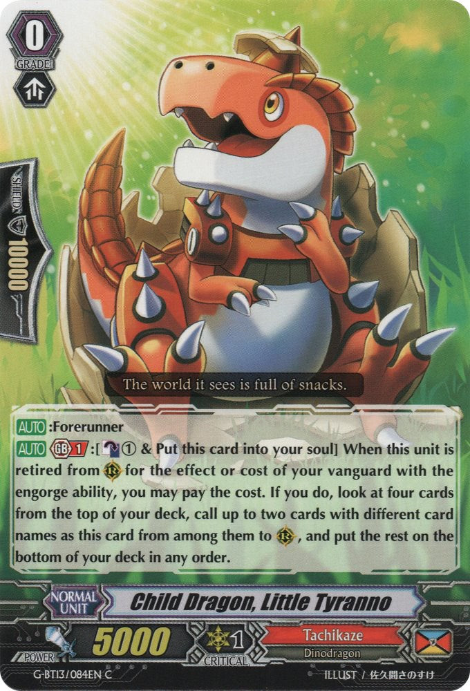 Child Dragon, Little Tyranno (G-BT13/084EN) [Ultimate Stride]