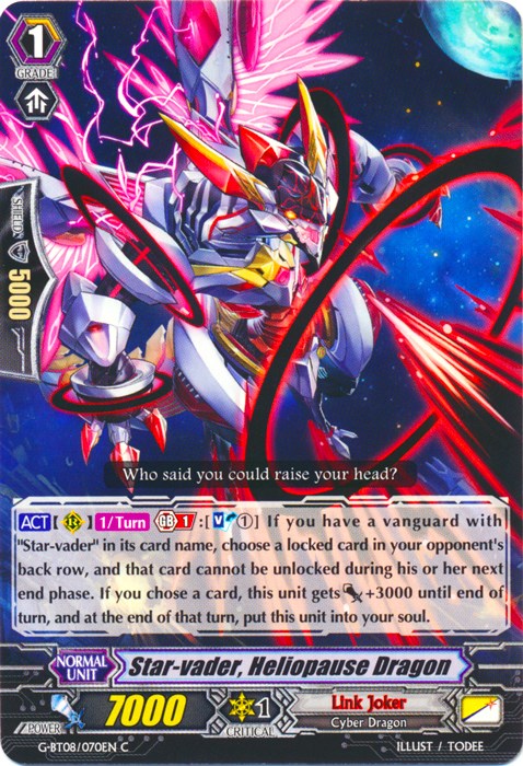 Star-vader, Heliopause Dragon (G-BT08/070EN) [Absolute Judgment]