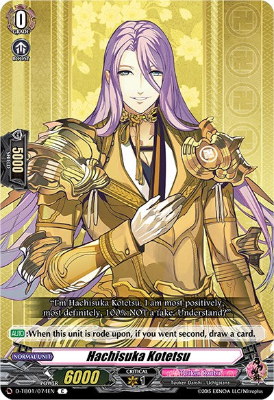 Hachisuka Kotetsu (D-TB01/074EN) [Touken Ranbu: ONLINE 2021]