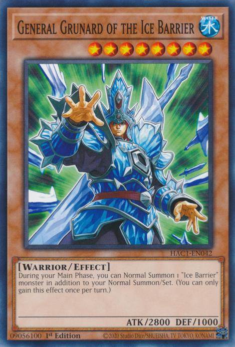 General Grunard of the Ice Barrier [HAC1-EN042] Common