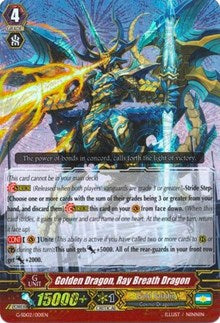 Golden Dragon, Ray Breath Dragon (RRR) (G-SD02/001EN) [G-Start Deck 2: Knight of the Sun]