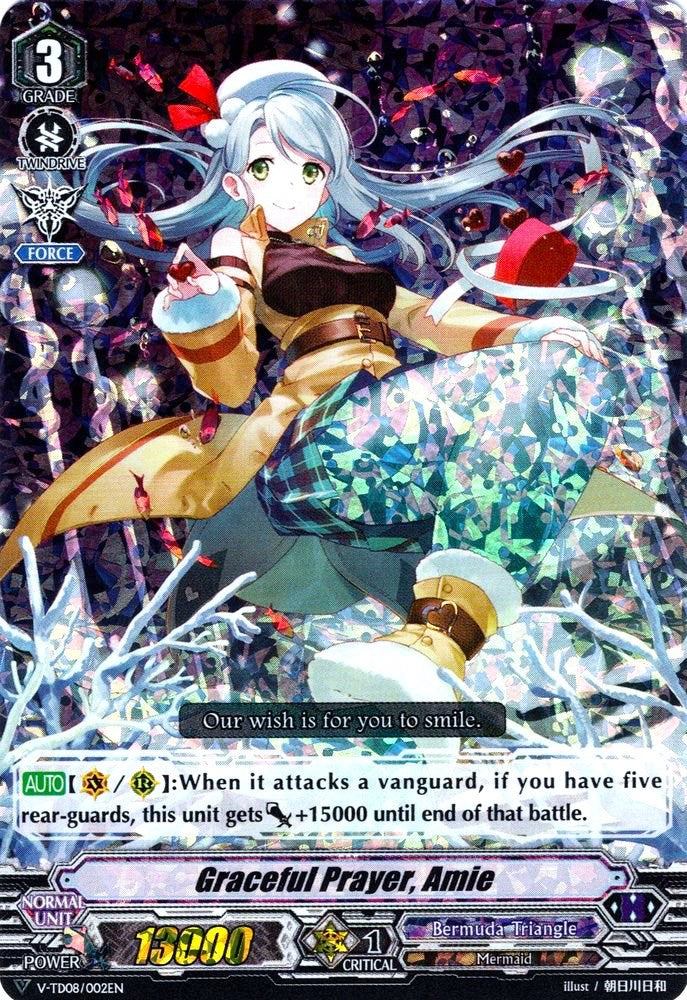 Graceful Prayer, Amie (Parallel Foil) (V-TD08/002EN) [Schokolade Melody]