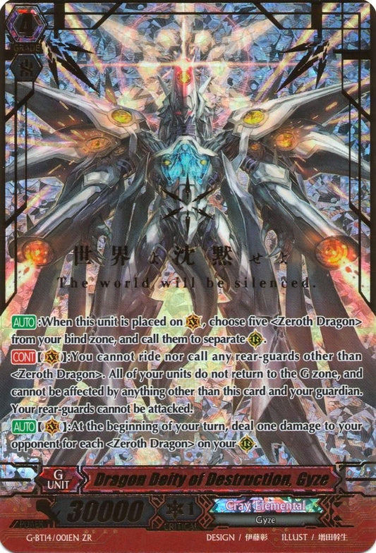 Dragon Deity of Destruction, Gyze // Neon Gyze (G-BT14/001EN) [Divine Dragon Apocrypha]