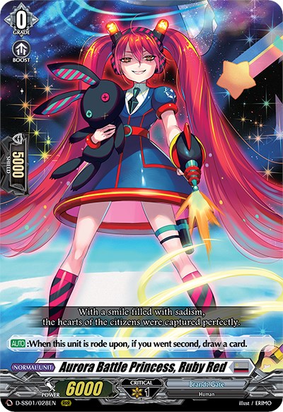 Aurora Battle Princess, Ruby Red (D-SS01/028EN) [Festival Collection 2021]