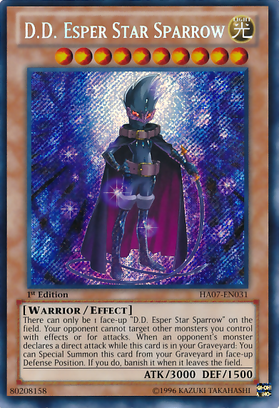 D.D. Esper Star Sparrow [HA07-EN031] Secret Rare