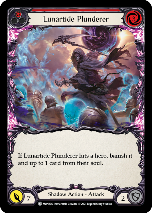 Lunartide Plunderer (Red) [MON206] (Monarch)  1st Edition Normal