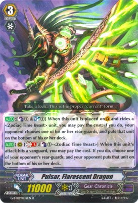 Pulsar, Flarescent Dragon (G-BT09/039EN) [Divine Dragon Caper]