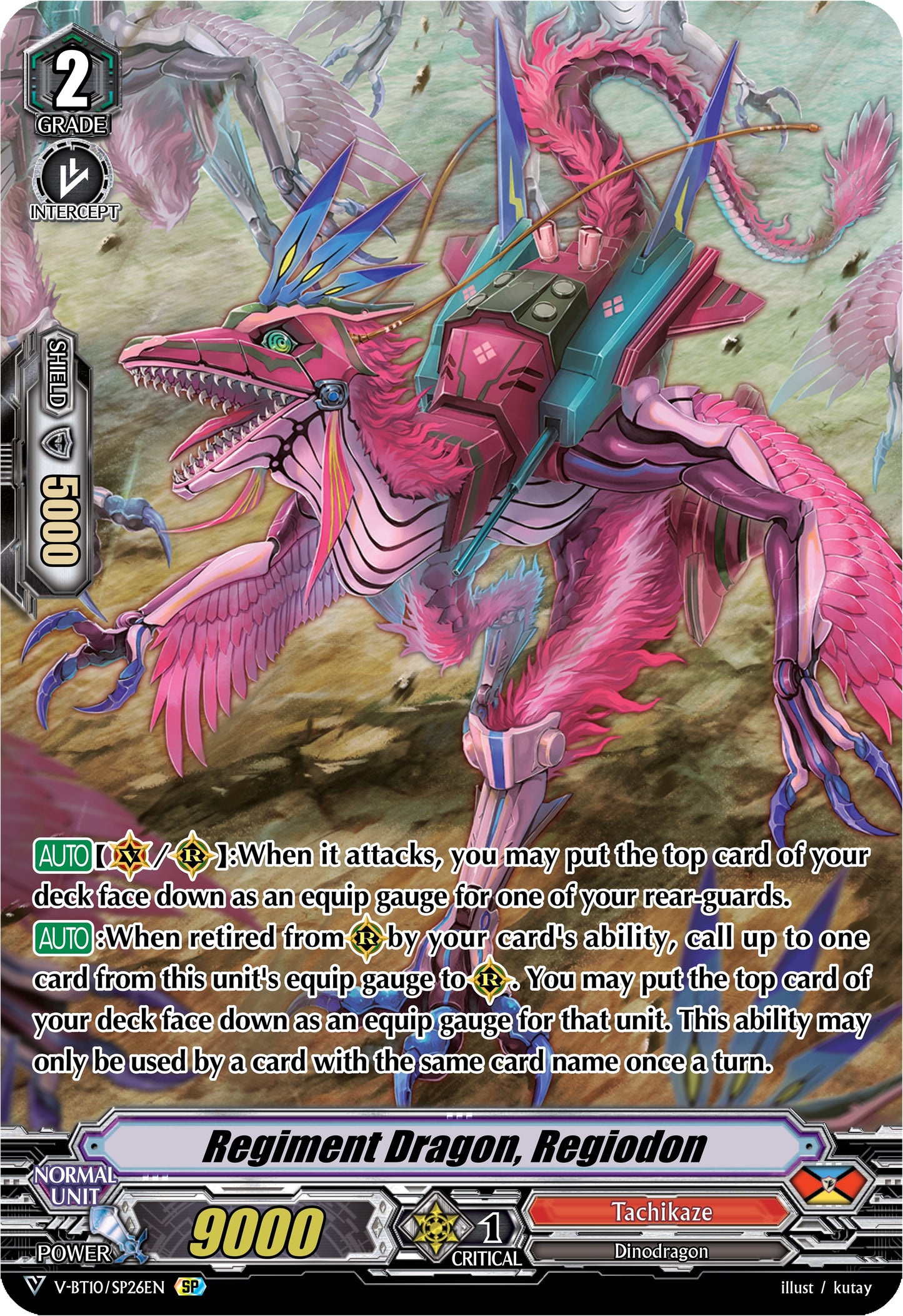 Regiment Dragon, Regiodon (V-BT10/SP26EN) [Phantom Dragon Aeon]