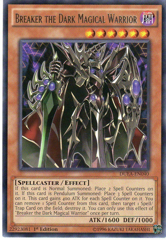 Breaker the Dark Magical Warrior [DUEA-EN040] Rare