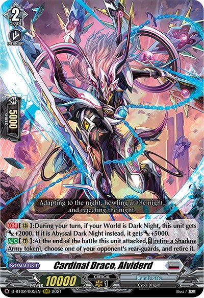 Cardinal Draco, Alviderd (D-BT02/005EN) [A Brush with the Legends]