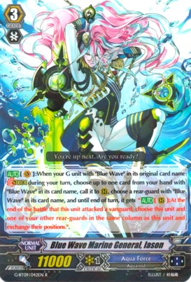 Blue Wave Marine General, Iason (G-BT09/042EN) [Divine Dragon Caper]