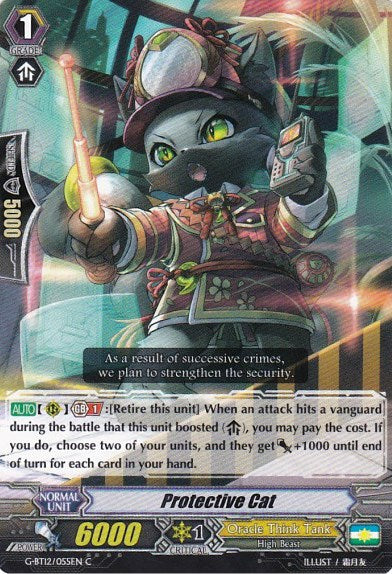 Protective Cat (G-BT12/055EN) [Dragon King's Awakening]