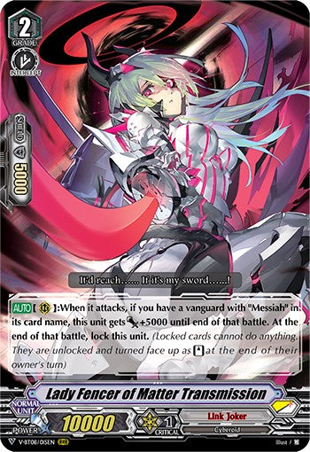 Lady Fencer of Matter Transmission (V-BT08/015EN RRR) [Silverdust Blaze]