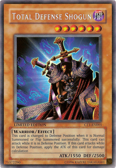 Total Defense Shogun [CT1-EN001] Secret Rare