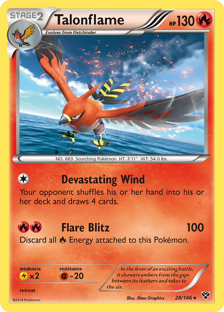 Talonflame (28/146) [XY: Base Set]