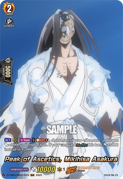 Peak of Ascetics, Mikihisa Asakura (D-TB03/SKR070EN) [Shaman King]