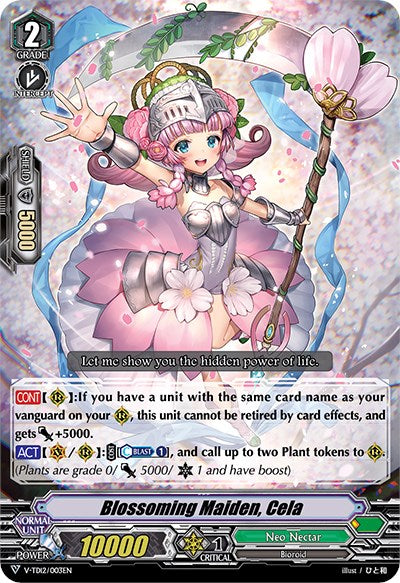 Blossoming Maiden, Cela (V-TD12/003EN) [Ahsha]