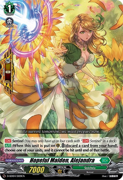 Hopeful Maiden, Alejandra (D-SD04/009EN) [Megumi Okura: Sylvan King]