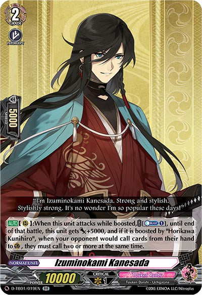 Izuminokami Kanesada (D-TB01/019EN) [Touken Ranbu: ONLINE 2021]