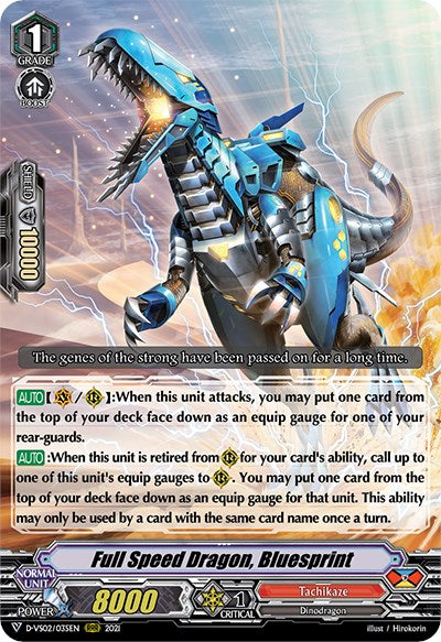 Full Speed Dragon, Bluesprint (D-VS02/035EN) [V Clan Collection Vol.2]