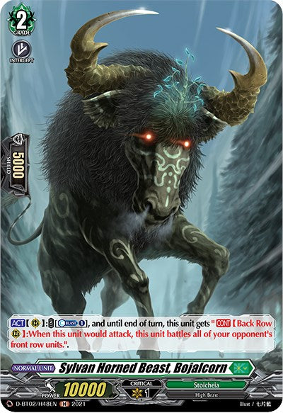 Sylvan Horned Beast, Bojalcorn (D-BT02/H48EN) [A Brush with the Legends]