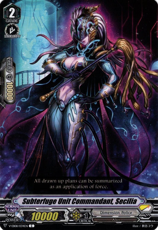 Subterfuge Unit Commandant, Secilia (V-EB08/034EN) [My Glorious Justice]