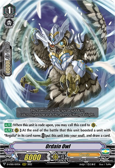 Ordain Owl (D-VS05/017EN) [V Clan Collection Vol.5]