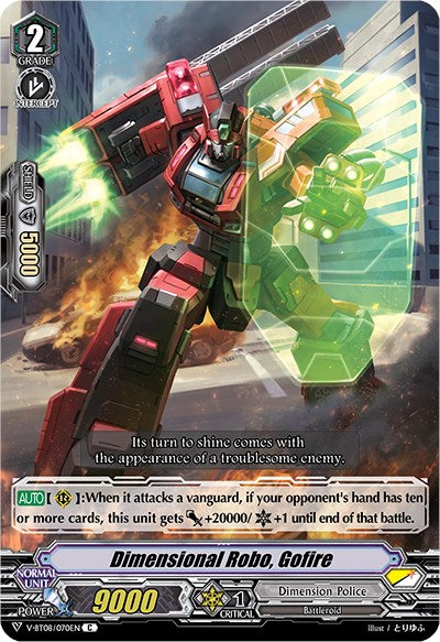 Dimensional Robo, Gofire (V-BT08/070EN C) [Silverdust Blaze]