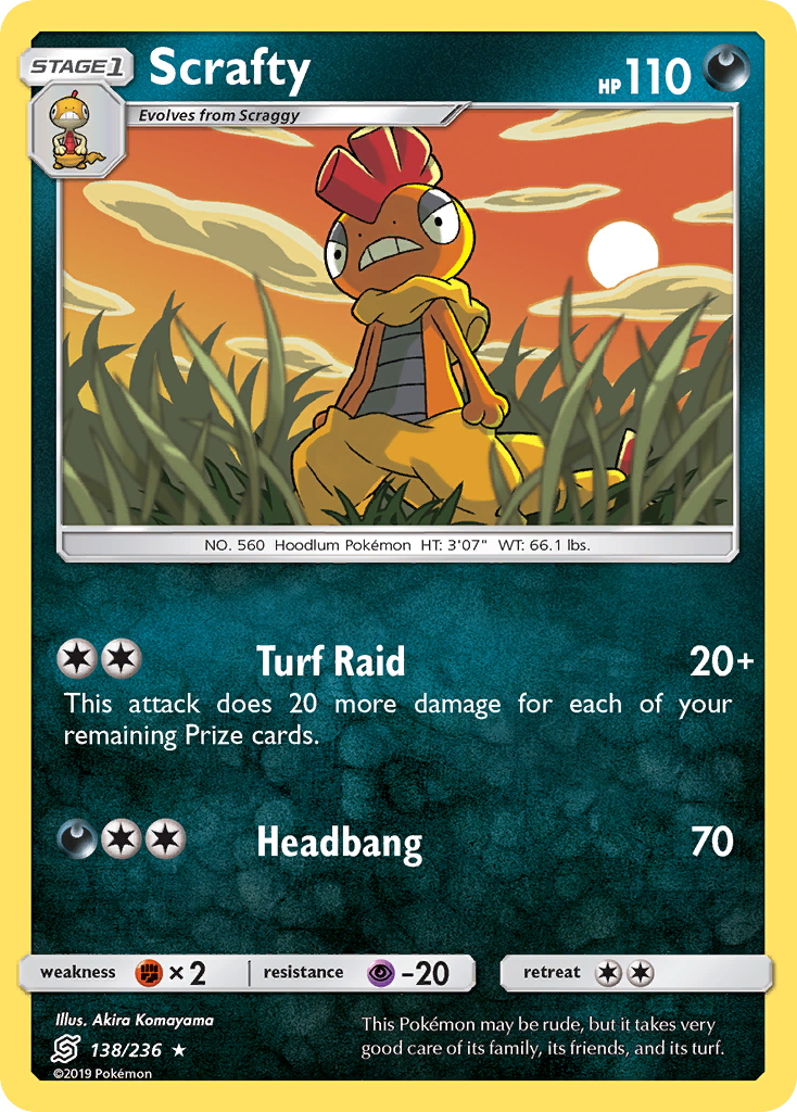 Scrafty (138/236) [Sun & Moon: Unified Minds]