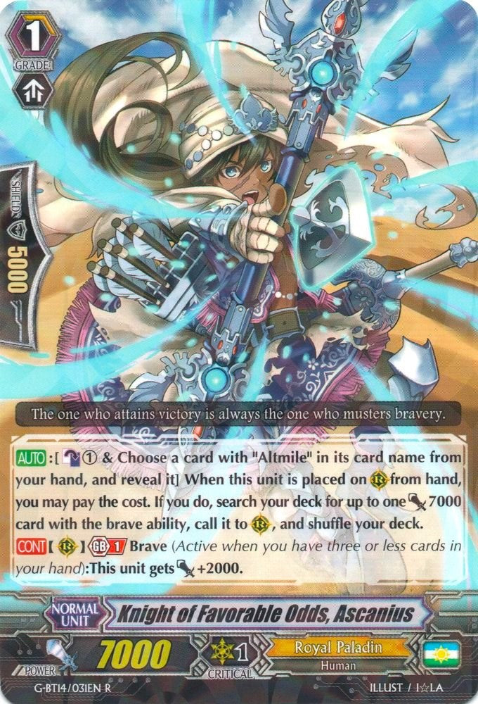 Knight of Favorable Odds, Ascanius (G-BT14/031EN) [Divine Dragon Apocrypha]