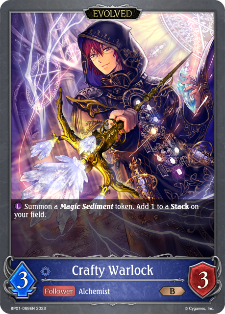 Crafty Warlock (Evolved) (BP01-069EN) [Advent of Genesis]