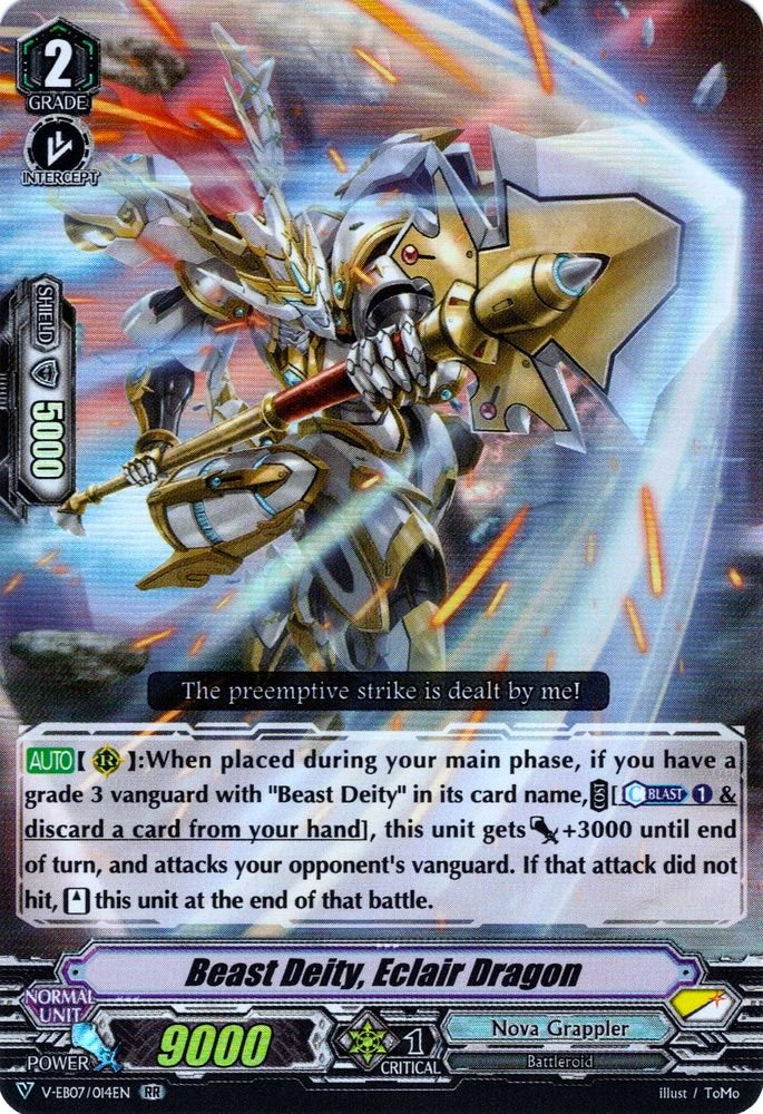 Beast Deity, Eclair Dragon (V-EB07/014EN) [The Heroic Evolution]
