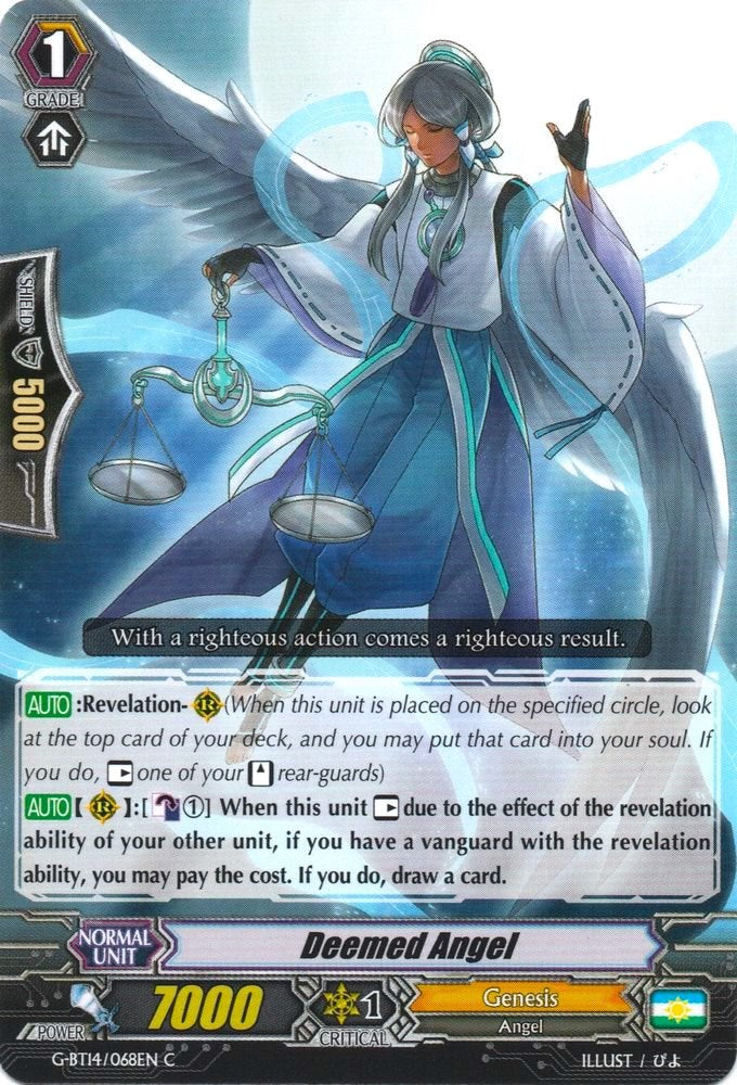 Deemed Angel (G-BT14/068EN) [Divine Dragon Apocrypha]