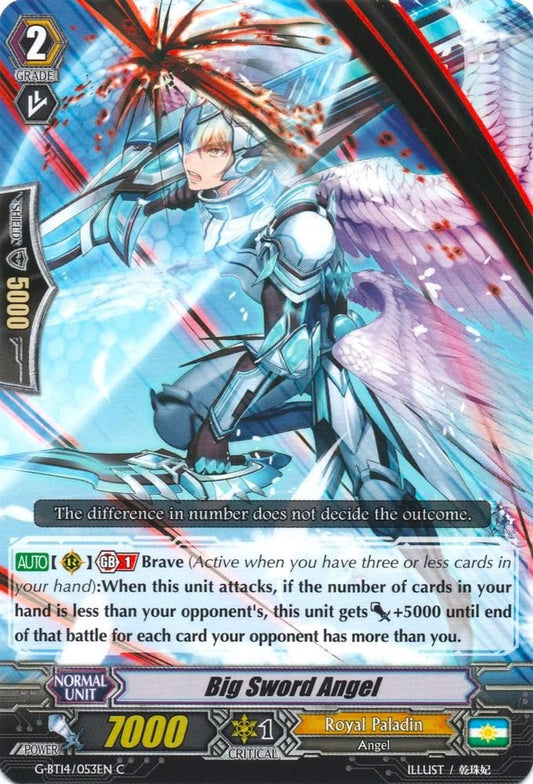 Big Sword Angel (G-BT14/053EN) [Divine Dragon Apocrypha]