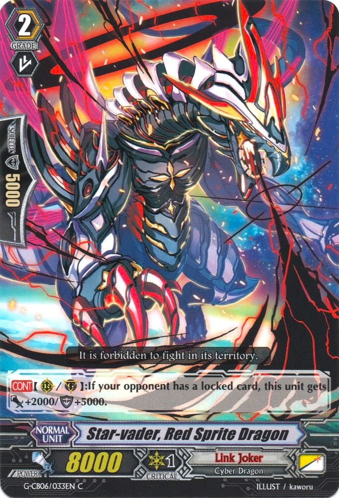 Star-vader, Red Sprite Dragon (G-CB06/033EN) [Rondeau of Chaos and Salvation]