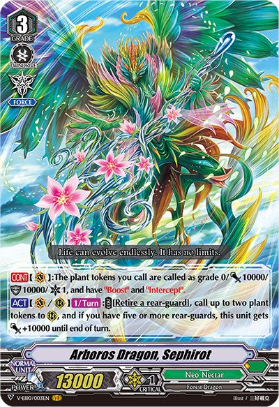 Arboros Dragon, Sephirot (V-EB10/003EN) [The Mysterious Fortune]