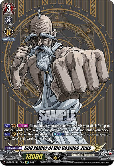 God Father of the Cosmos, Zeus (D-TB02/SP10EN) [Record of Ragnarok]