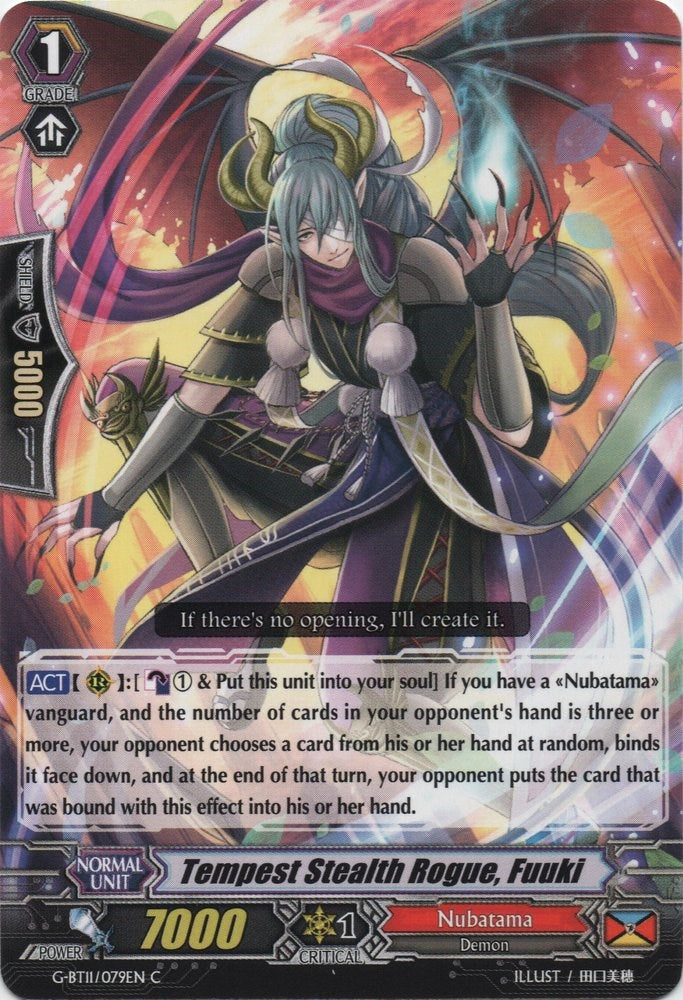 Tempest Stealth Rogue, Fuuki (G-BT11/079EN) [Demonic Advent]