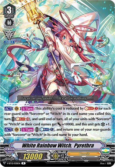 White Rainbow Witch, Pyrethra (V-BT12/038EN) [Divine Lightning Radiance]