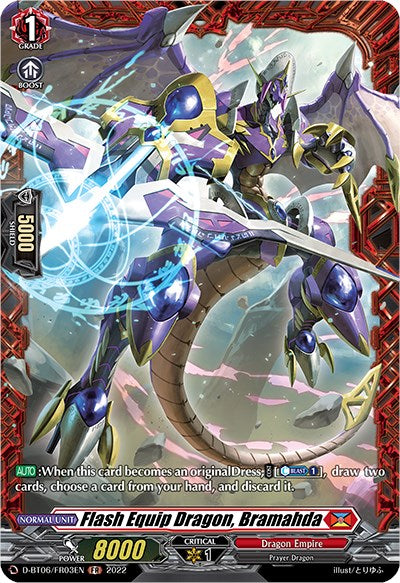 Flash Equip Dragon, Bramahda (D-BT06/FR23EN) [Blazing Dragon Reborn]