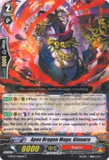 Apex Dragon Mage, Kinnara (G-BT07/066EN) [Glorious Bravery of Radiant Sword]