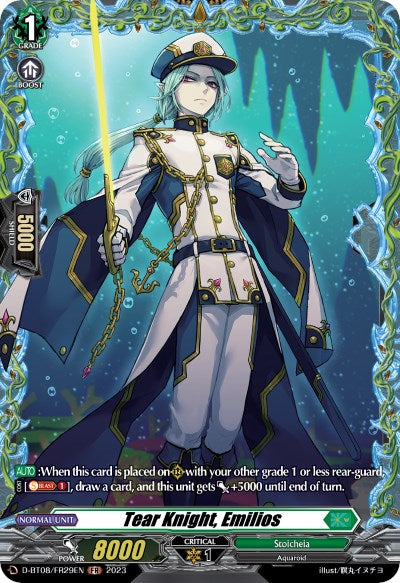 Tear Knight, Emilios (D-BT08/FR29EN) [Minerva Rising]