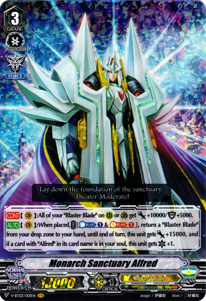 Monarch Sanctuary Alfred (V-BT03/001EN) [Miyaji Academy CF Club]