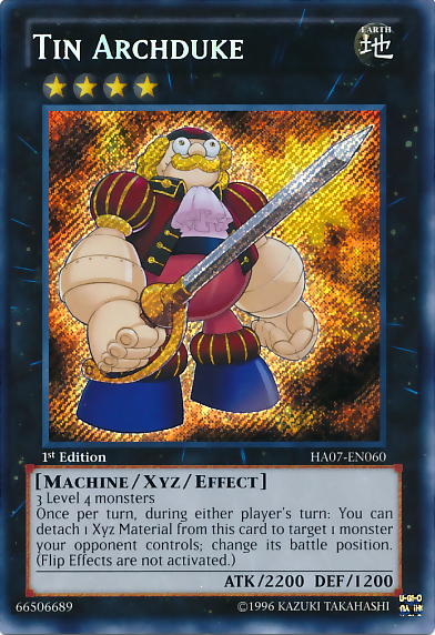 Tin Archduke [HA07-EN060] Secret Rare