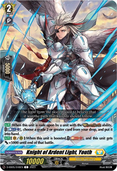 Knight of Ardent Light, Youth (D-SS05/048EN) [D-SS05: Festival Booster 2023]