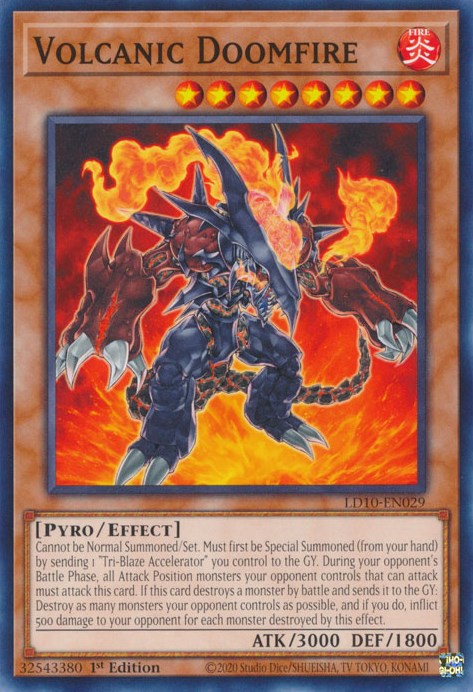 Volcanic Doomfire [LD10-EN029] Common