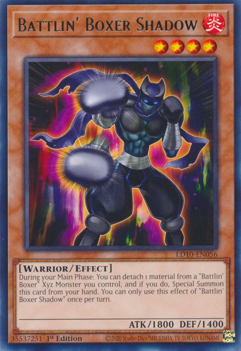 Battlin' Boxer Shadow [LD10-EN056] Rare